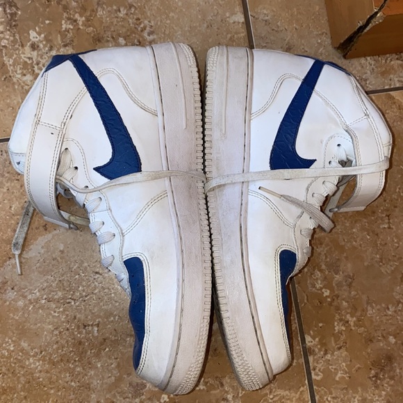 Nike air White hightops men blue - Picture 3 of 4